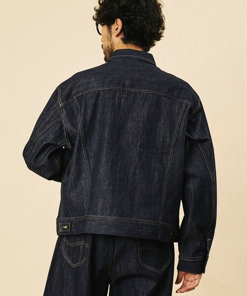 FREAK'S STORE（フリークスストア）の「Lee × FREAK'S STORE/リー 別注 101-J RIDERS JACKET/デニムジャケット（デニムジャケット・メンズ・インディゴブルー/ネイビー・MEDIUM/LARGE）」の18枚目の写真