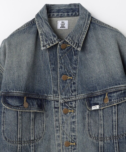 FREAK'S STORE（フリークスストア）の「Lee × FREAK'S STORE/リー 別注 101-J RIDERS JACKET/デニムジャケット（デニムジャケット・メンズ・インディゴブルー/ネイビー・MEDIUM/LARGE）」の22枚目の写真