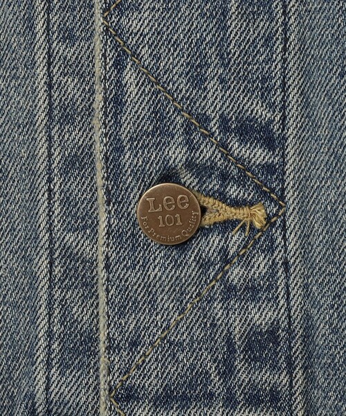 FREAK'S STORE（フリークスストア）の「Lee × FREAK'S STORE/リー 別注 101-J RIDERS JACKET/デニムジャケット（デニムジャケット・メンズ・インディゴブルー/ネイビー・MEDIUM/LARGE）」の14枚目の写真