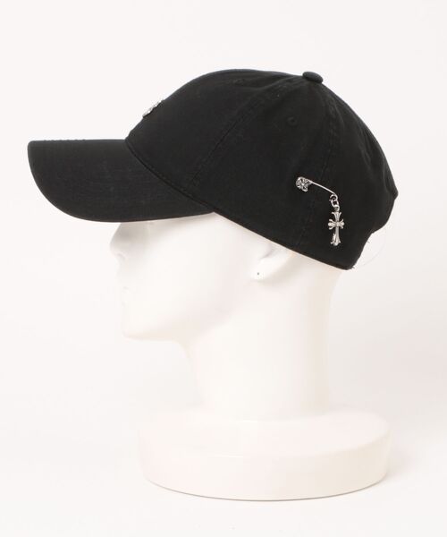 SETUP7(セットアップセブン)の「【SETUP7】シルバーモチーフキャップ クロスモチーフ 十字架 メタル CAP 帽子(キャップ・レディース・チャコールグレー/ブラック・FREE)」の8枚目の写真