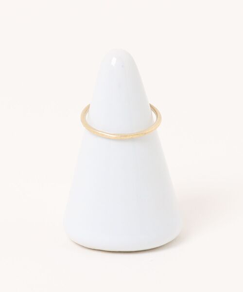 tone（トーン）の「【mastea】シルバー925(18KGP)/天然石大粒リング1(MA)（リング・レディース・ホワイト・11号）」の4枚目の写真
