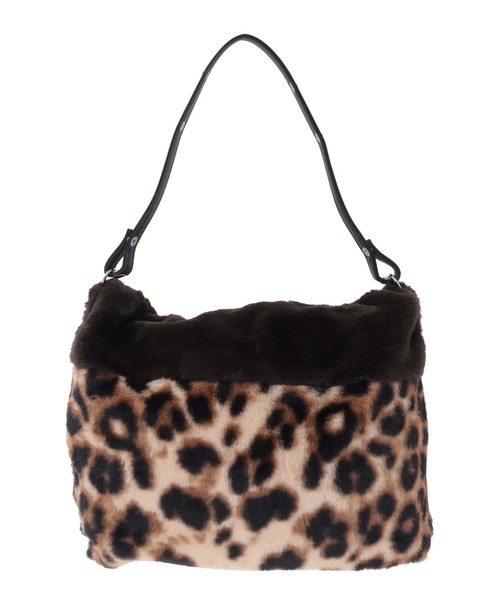 CONVERSE TOKYO(コンバーストウキョウ)の「2WAY ANIMAL ECO-FUR SHOPPING TOTE BAG(トートバッグ・レディース・ブラウン/ブラック・FREE)」の11枚目の写真
