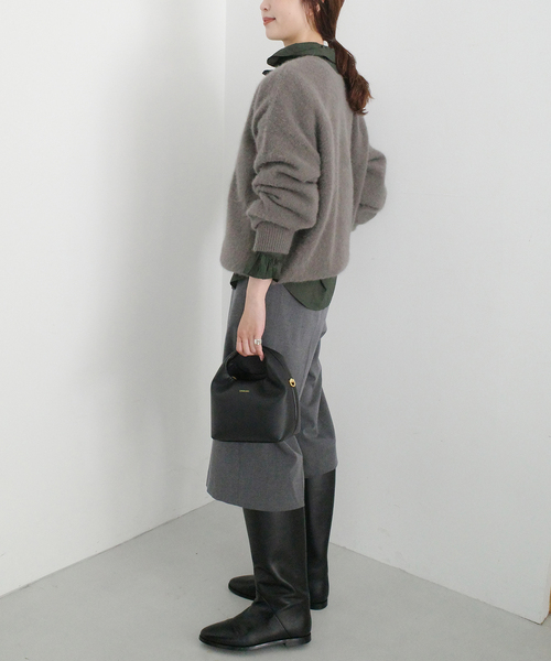 SLOBE IENA(スローブイエナ)の「TRハーフパンツ(その他パンツ・レディース・ブラック/チャコールグレー・36/38)」の17枚目の写真
