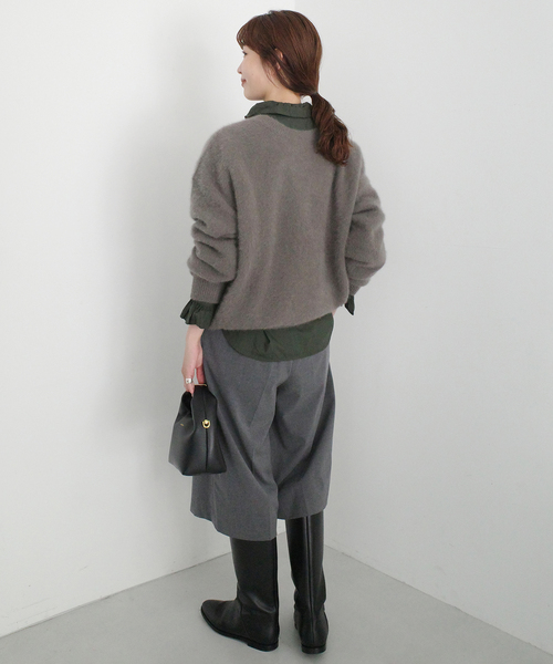 SLOBE IENA(スローブイエナ)の「TRハーフパンツ(その他パンツ・レディース・ブラック/チャコールグレー・36/38)」の18枚目の写真