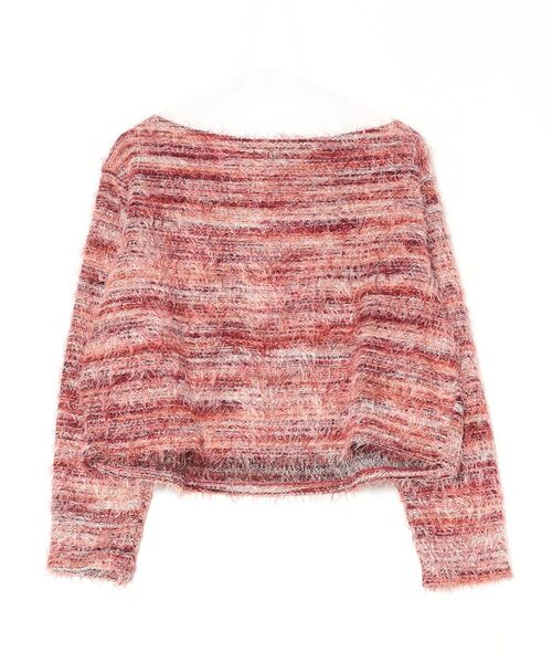 Guess(ゲス)の「JUSTINA Space Dye Top(ニット/セーター・レディース・レッド系その他・MEDIUM/X-SMALL)」の5枚目の写真