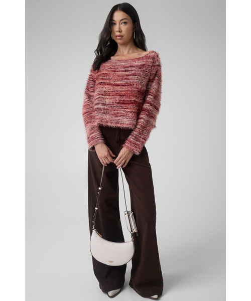 Guess(ゲス)の「JUSTINA Space Dye Top(ニット/セーター・レディース・レッド系その他・MEDIUM/X-SMALL)」の4枚目の写真