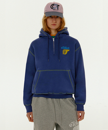 TEKET（テケット）の「Incur Half Zip Hoodie Navy（パーカー）」
