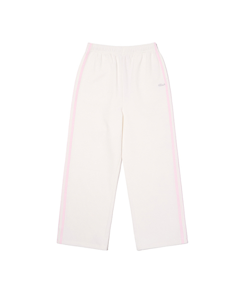 KIRSH（キルシー）の「ラインディテールトラックパンツ[ホワイト]（カーディガン/ボレロ・レディース・その他・MEDIUM/SMALL）」の2枚目の写真
