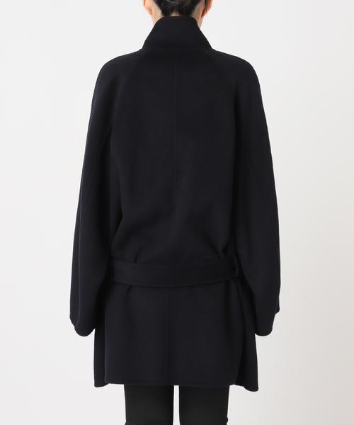 JOURNAL STANDARD(ジャーナルスタンダード)の「【ASIDE】スーパー140ビーバーリバーハイネック コート(その他アウター・レディース・ネイビー/ブラウン・FREE)」の15枚目の写真