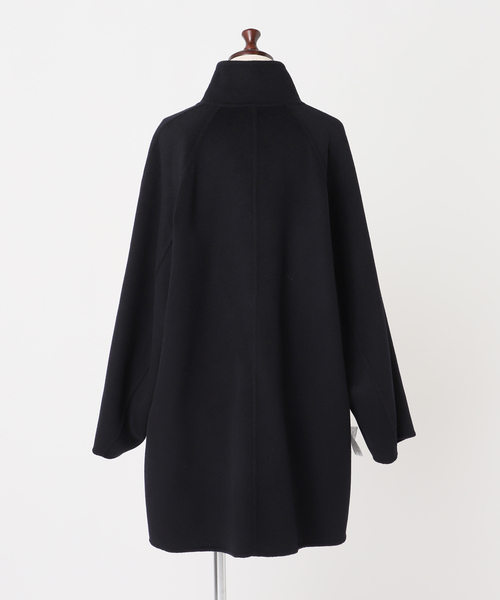JOURNAL STANDARD(ジャーナルスタンダード)の「【ASIDE】スーパー140ビーバーリバーハイネック コート(その他アウター・レディース・ネイビー/ブラウン・FREE)」の21枚目の写真