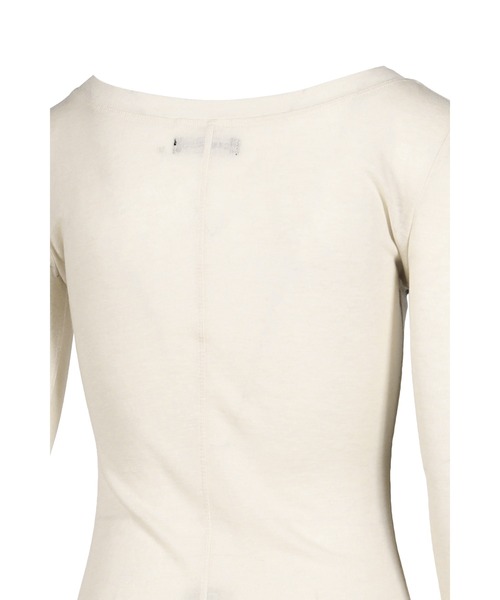604SERVICE（ロクマルヨンサービス）の「RIBCAGE SLIM T-SHIRT（Tシャツ/カットソー・レディース・アイボリー・OS）」の5枚目の写真