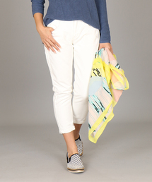 Lee | 【Lee】アンクルテーパードホワイトデニムパンツ(デニムパンツ)