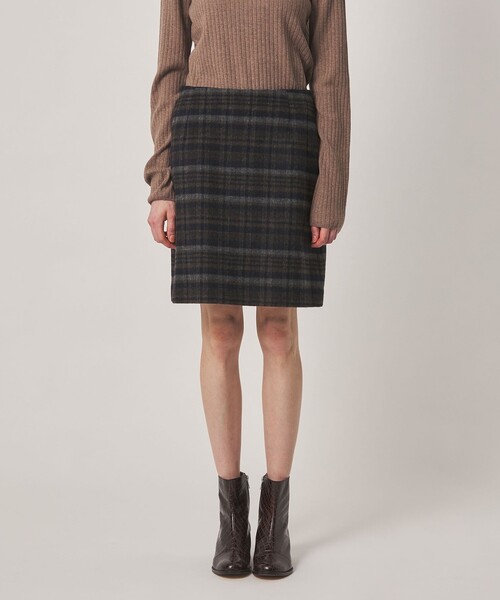 Steven Alan(スティーブンアラン)の「<Steven Alan>チェック ミニ スカート(スカート・レディース・ブラック/ワイン・S/M)」の7枚目の写真