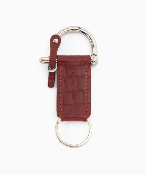 ED ROBERT JUDSON(エドロバートジャドソン)の「ED ROBERT JUDSON / エドロバート ジャドソン karabiner buckle key holder(キーケース/キーアクセサリー・メンズ・ブラック/レッド・FREE)」の2枚目の写真