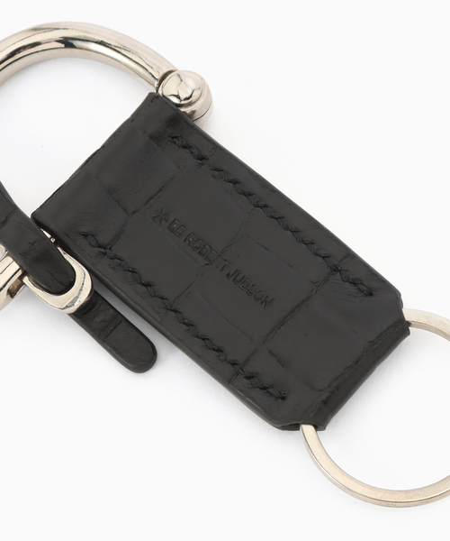 ED ROBERT JUDSON(エドロバートジャドソン)の「ED ROBERT JUDSON / エドロバート ジャドソン karabiner buckle key holder(キーケース/キーアクセサリー・メンズ・ブラック/レッド・FREE)」の5枚目の写真