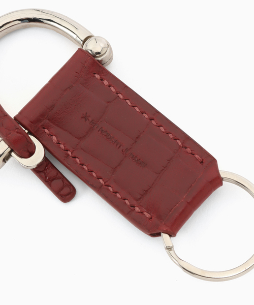 ED ROBERT JUDSON(エドロバートジャドソン)の「ED ROBERT JUDSON / エドロバート ジャドソン karabiner buckle key holder(キーケース/キーアクセサリー・メンズ・ブラック/レッド・FREE)」の6枚目の写真