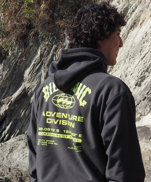 BILLABONG(ビラボン)の「BILLABONG メンズ COORDINATES パーカー 【2026年秋冬モデル】/ビラボン撥水プルオーバーフーディー(パーカー・メンズ・ブラック系その他/ベージュ系その他/グリーン系その他・X-LARGE/LARGE/MEDIUM)」の2枚目の写真