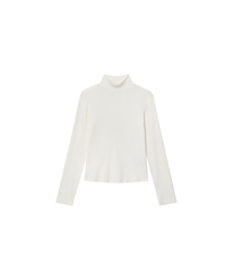 W ベーシック モダール モックネック ロングスリーブ (4colors)