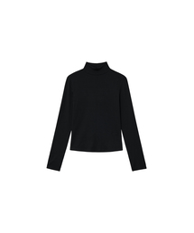 W ベーシック モダール モックネック ロングスリーブ (4colors)