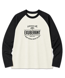 アーチレタリング オーバーサイズ ラグラン長袖Tシャツ ホワイト