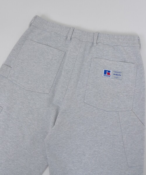 Russell Athletic(ラッセルアスレティック)の「限定商品【RUSSELL × BerBerJin /ラッセル × ベルベルジン】Pro Cotton Loopback Terry Sweat Double Knee Sweat /ダブルニースウェットパンツ(スウェットパンツ・メンズ・ブラック/グレー/ネイビー・XL/L/M)」の7枚目の写真