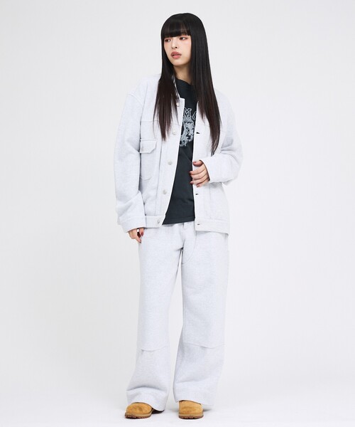 Russell Athletic(ラッセルアスレティック)の「限定商品【RUSSELL × BerBerJin /ラッセル × ベルベルジン】Pro Cotton Loopback Terry Sweat Double Knee Sweat /ダブルニースウェットパンツ(スウェットパンツ・メンズ・ブラック/グレー/ネイビー・XL/L/M)」の12枚目の写真