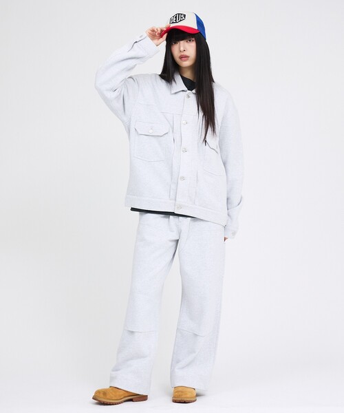 Russell Athletic(ラッセルアスレティック)の「限定商品【RUSSELL × BerBerJin /ラッセル × ベルベルジン】Pro Cotton Loopback Terry Sweat Double Knee Sweat /ダブルニースウェットパンツ(スウェットパンツ・メンズ・ブラック/グレー/ネイビー・XL/L/M)」の13枚目の写真