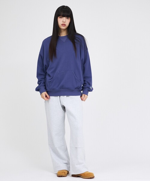 Russell Athletic(ラッセルアスレティック)の「限定商品【RUSSELL × BerBerJin /ラッセル × ベルベルジン】Pro Cotton Loopback Terry Sweat Double Knee Sweat /ダブルニースウェットパンツ(スウェットパンツ・メンズ・ブラック/グレー/ネイビー・XL/L/M)」の15枚目の写真