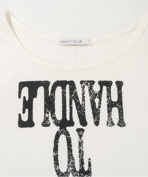 FANCY CLUB(ファンシークラブ)の「A'GEM/9 × .kom 『FANCY CLUB/ファンシークラブ』 TOO HOT LONG SLEEVE/TOOHOT ロングスリーブカットソー(Tシャツ/カットソー・レディース・ブラック/ホワイト・FREE)」の21枚目の写真