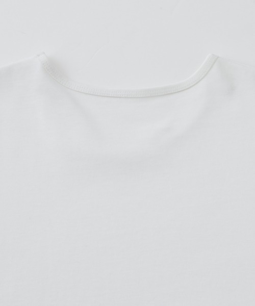 LIGNEL（リグネル）の「【LIGNEL】USAコットン リラックスフィット クルーネック ベーシック長袖カットソー（Tシャツ/カットソー・メンズ・ブラック/グリーン系/ブラウン系/ホワイト・L/M/S）」の5枚目の写真