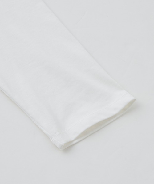 LIGNEL（リグネル）の「【LIGNEL】USAコットン リラックスフィット クルーネック ベーシック長袖カットソー（Tシャツ/カットソー・メンズ・ブラック/グリーン系/ブラウン系/ホワイト・L/M/S）」の6枚目の写真