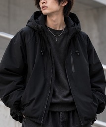 Theater code（シアターコード）の「Hooded Blouson Mountain Parka/フードブルゾンマウンテンパーカー テック系 ミドル丈アウター ストリート モード カジュアル オーバーサイズ ビッグシルエット リラックスフィット アウトドア ユニセックス メンズ レディース 2026秋冬 秋服 冬服 秋 冬（マウンテンパーカー）」