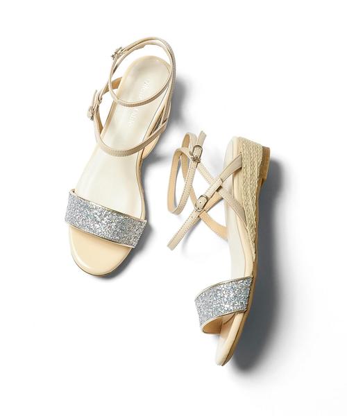 ODETTE E ODILE（オデットエオディール）の「OFD ダブルストラップジュートウェッジ サンダル30（サンダル・レディース・ケリー/ロイヤルブルー/ブラック/その他1・23cm/24.5cm/23.5cm/22.5cm/22cm/24cm）」の4枚目の写真