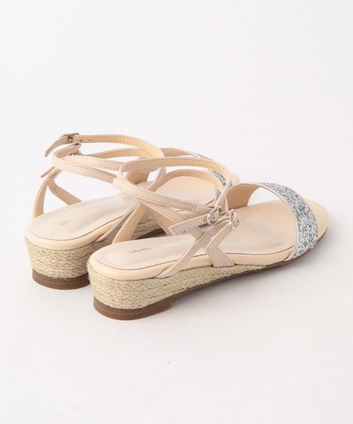 ODETTE E ODILE（オデットエオディール）の「OFD ダブルストラップジュートウェッジ サンダル30（サンダル・レディース・ケリー/ロイヤルブルー/ブラック/その他1・23cm/24.5cm/23.5cm/22.5cm/22cm/24cm）」の9枚目の写真