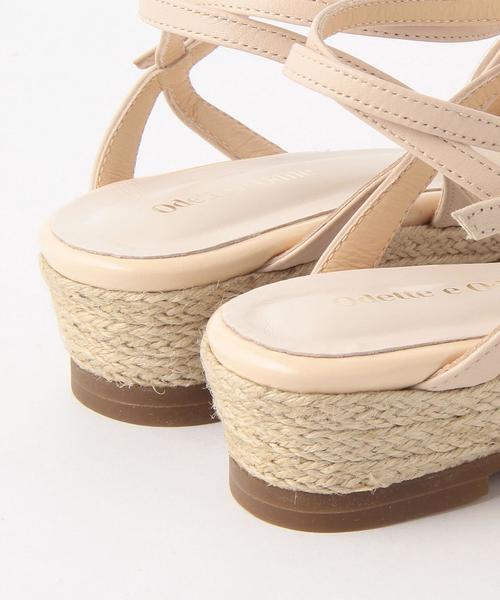 ODETTE E ODILE（オデットエオディール）の「OFD ダブルストラップジュートウェッジ サンダル30（サンダル・レディース・ケリー/ロイヤルブルー/ブラック/その他1・23cm/24.5cm/23.5cm/22.5cm/22cm/24cm）」の13枚目の写真