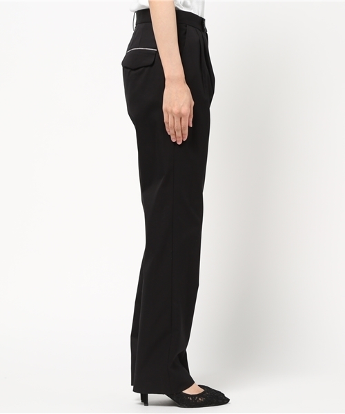 Banner Barrett（バナーバレット）の「ストレートチノパンツ（チノパンツ・レディース・ブラック/ベージュ・36/38）」の4枚目の写真