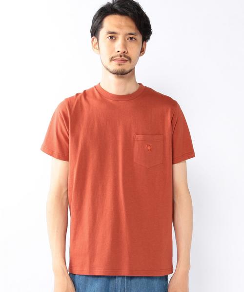 coen（コーエン）の「USAコットンクルーネックポケットTシャツ2016FW●（Tシャツ/カットソー・メンズ・ホワイト/ベージュ/レッド/コバルトブルー・SMALL/LARGE/MEDIUM/X-LARGE）」の6枚目の写真