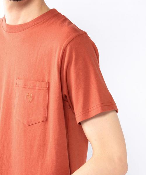 coen（コーエン）の「USAコットンクルーネックポケットTシャツ2016FW●（Tシャツ/カットソー・メンズ・ホワイト/ベージュ/レッド/コバルトブルー・SMALL/LARGE/MEDIUM/X-LARGE）」の13枚目の写真