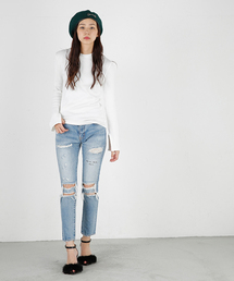 MOUSSY | GRUNGE STRAIGHT(デニムパンツ)