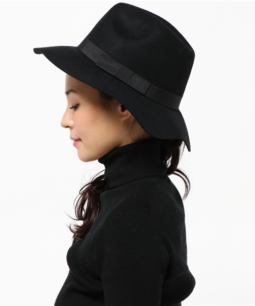 VENCEEXCHANGE（ヴァンスエクスチェンジ）の「フェルト中折れハット             （ハット・レディース・チャコールグレー/ライトブラウン/ブラック・FREE）」の4枚目の写真