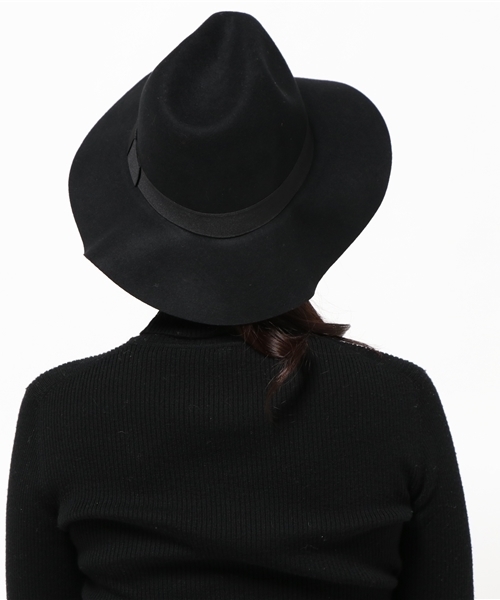 VENCEEXCHANGE（ヴァンスエクスチェンジ）の「フェルト中折れハット             （ハット・レディース・チャコールグレー/ライトブラウン/ブラック・FREE）」の5枚目の写真