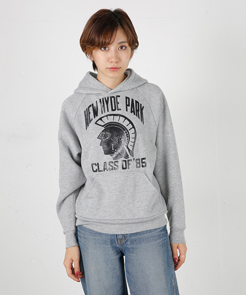 MOUSSY（マウジー）の「NEW HYDE PARK POJ（パーカー・レディース・トップグレー/ブラック/ホワイト/ボルドー・FREE）」の3枚目の写真