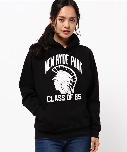 MOUSSY（マウジー）の「NEW HYDE PARK POJ（パーカー・レディース・トップグレー/ブラック/ホワイト/ボルドー・FREE）」の15枚目の写真