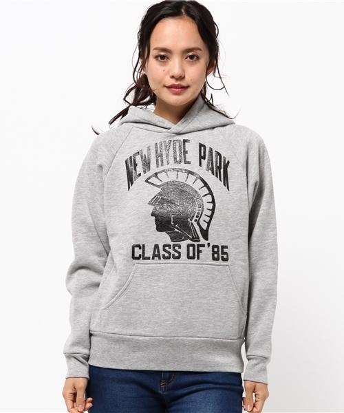 MOUSSY（マウジー）の「NEW HYDE PARK POJ（パーカー・レディース・トップグレー/ブラック/ホワイト/ボルドー・FREE）」の16枚目の写真