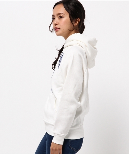 MOUSSY（マウジー）の「NEW HYDE PARK POJ（パーカー・レディース・トップグレー/ブラック/ホワイト/ボルドー・FREE）」の7枚目の写真