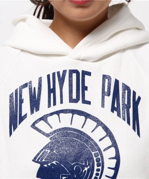 MOUSSY（マウジー）の「NEW HYDE PARK POJ（パーカー・レディース・トップグレー/ブラック/ホワイト/ボルドー・FREE）」の9枚目の写真