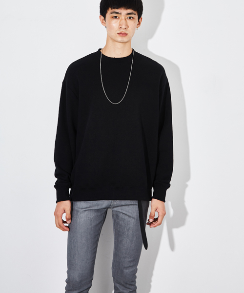 STUDIOUS（ステュディオス）の「ドロップショルダースウェット（スウェット・メンズ・ブラック/ベージュ/ワイン/ピンク/ブルー・1/3/2）」の15枚目の写真