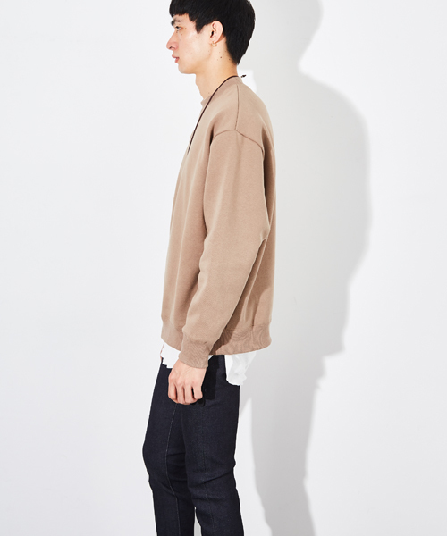 STUDIOUS（ステュディオス）の「ドロップショルダースウェット（スウェット・メンズ・ブラック/ベージュ/ワイン/ピンク/ブルー・1/3/2）」の22枚目の写真