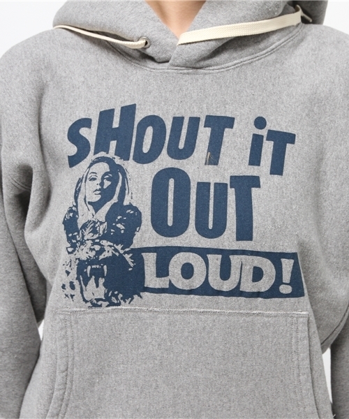 ヒステリックグラマーSHOUT IT OUT LOUD! ヒスガール パーカー ヒステリックグラマーSHOUT IT OUT LOUD! ヒスガール パーカー