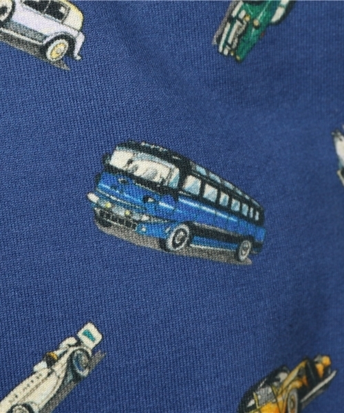 Ne-net（ネネット）の「S おじさんおくるまジャージ（Tシャツ/カットソー・レディース・ネイビー/ライトグリーン・02）」の9枚目の写真